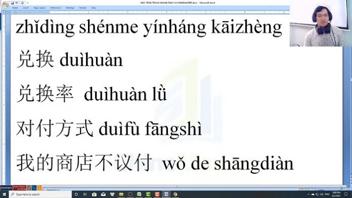 Giáo án luyện thi HSK 9 cấp chuyên đề từ vựng HSK trung tâm tiếng Trung thầy Vũ tphcm