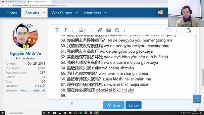 Luyện nghe tiếng Trung ứng dụng thực tế HSK 9 cấp trung tâm tiếng Trung thầy Vũ tphcm