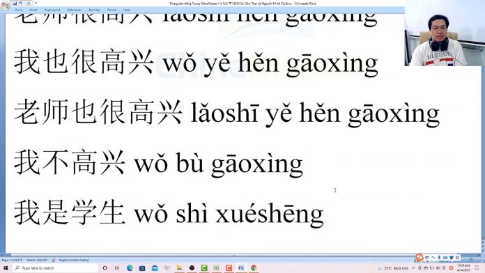 Giáo trình luyện dịch tiếng Trung HSK 2 bài tập 3