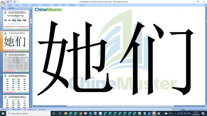 她们 Đại từ nhân xưng, từ điển tiếng trung online thầy vũ, từ điển tiếng trung trực tuyến, website từ điển tiếng trung chinemaster