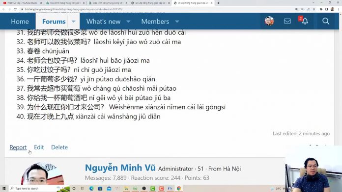 Đề thi thử HSK 6 online Đề 14 đọc hiểu