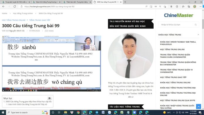 Tác giả của 3000 câu tiếng Trung giao tiếp hàng ngày Nguyễn Minh Vũ, 3000 câu tiếng Trung giao tiếp hàng ngày của Tác giả Nguyễn Minh Vũ