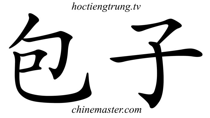 包子Từ điển tiếng Trung online ChineMaster Thầy Vũ