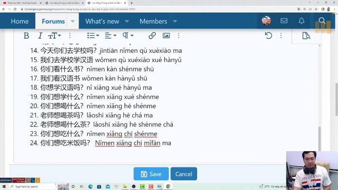 Tài liệu luyện dịch tiếng Trung cơ bản bài tập 1