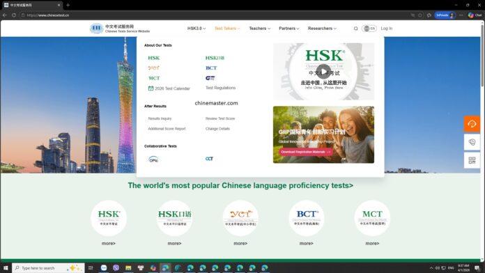 Hướng dẫn đăng ký thi HSK HSKK online offline